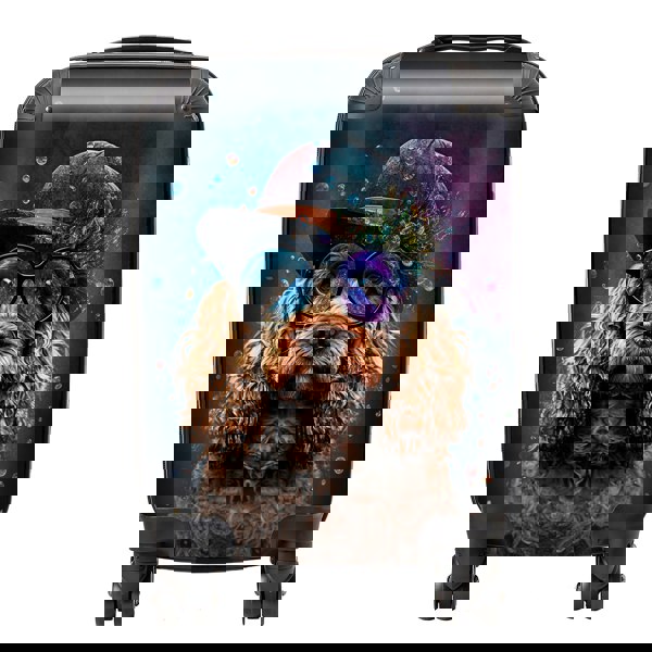 Warren Reed Cockapoo Dog Face Splashart Suitcase