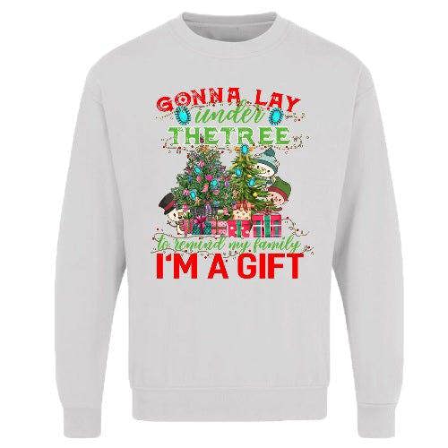 Adults Xmas Sweatshirt - I'M A GIFT
