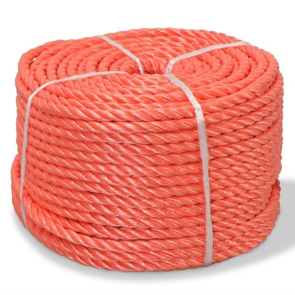 Berkfield Twisted Rope Polypropylene 16 mm 100 m Orange