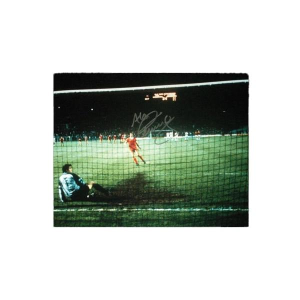 Alan kennedy Signed Liverpool 1984 European Cup Final photo — Premium framing