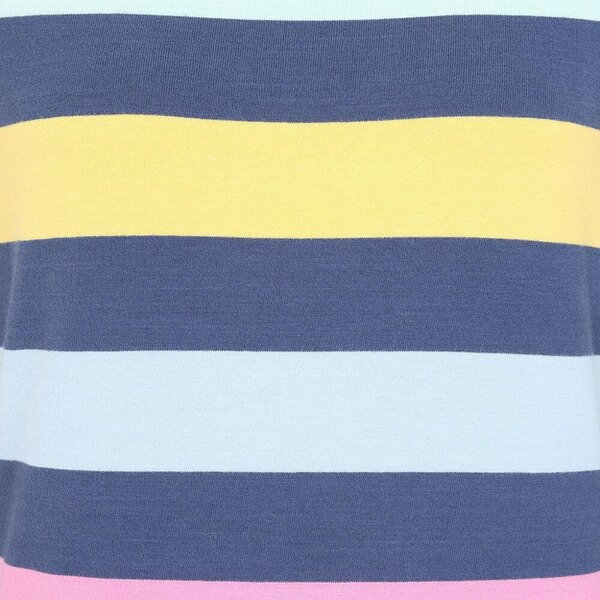 Lazy Jacks LJ97M - Long Sleeve Multi Stripe Breton - Winter watercolours