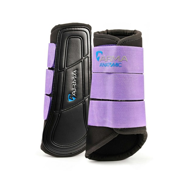 ARMA Neoprene Horse Brushing Boots - Lavender