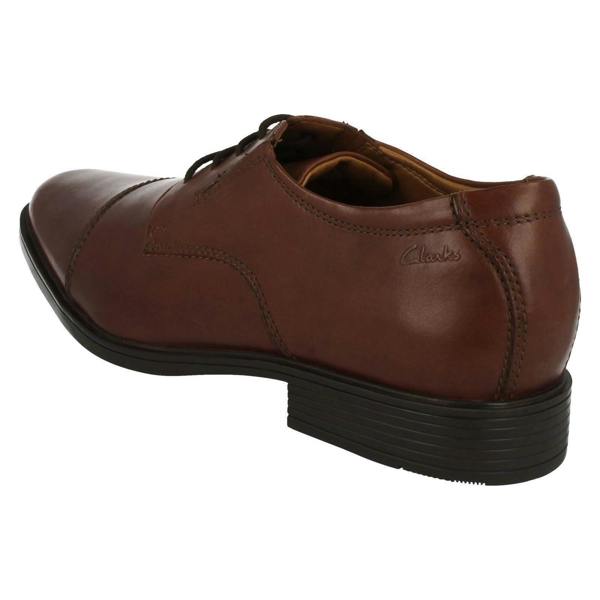 Clarks Mens Clarks Formal Lace Up Shoes Tilden Cap