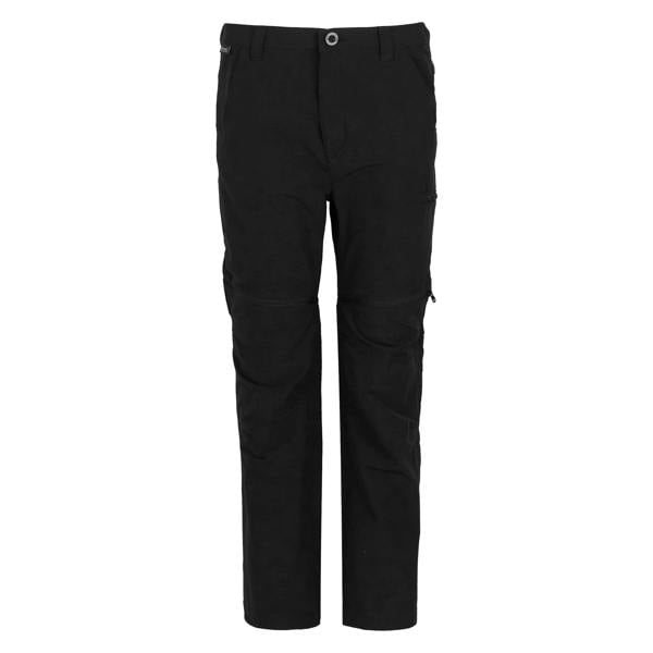 Regatta Childrens/Kids Highton Stretch Zip-Off Walking Trousers - Black - 