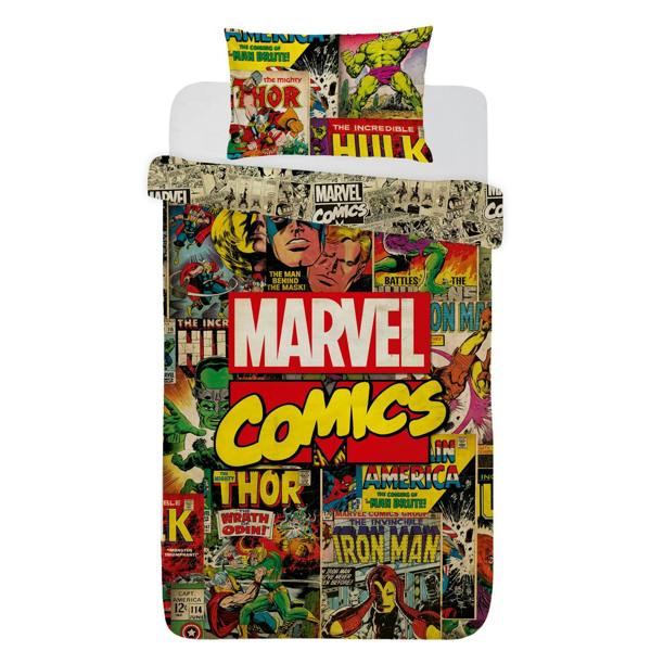 Avengers Comics Multi Duvet Cover Set