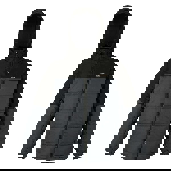 Regatta Kids Lofthouse Insulated Jacket - Black/Seal Grey