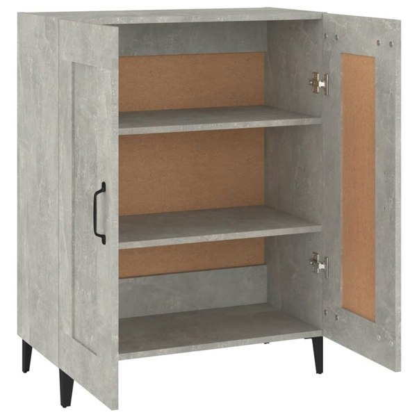 Berkfield Sideboard Concrete Grey 69.5x34x90 cm Engineered Wood