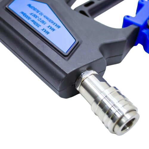 Equip2clean High Pressure Trigger Gun + Nozzle Holder | 5000 PSI (Dark Blue)