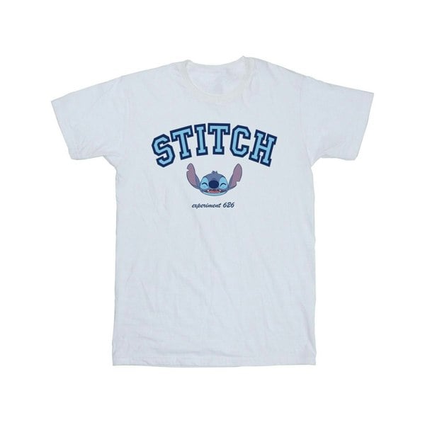 Disney Mens Lilo And Stitch Collegial T-Shirt - White