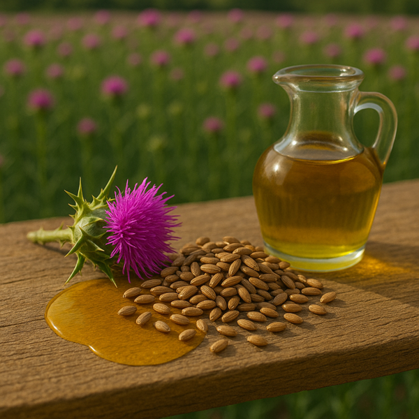 Ol'Vita Milk Thistle Oil | Dietary Supplement | Cold Pressed | Unrefined