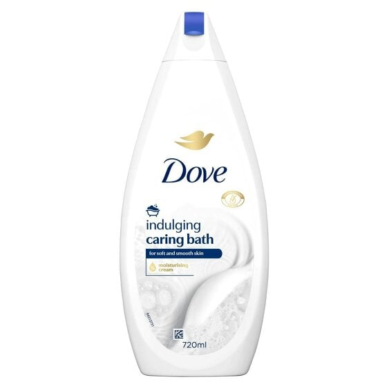 Dove Caring Bath Indulging Cream Bath Soak 720ml With Moisturising Cream, 12Pack