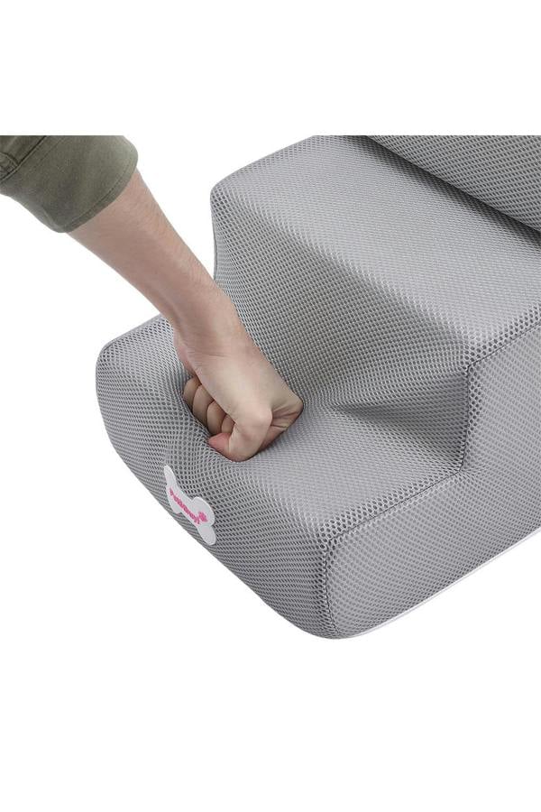 Living and Home 3-Step Upholstered Pet Stairs Climbing Ladder with Detachable Cover
