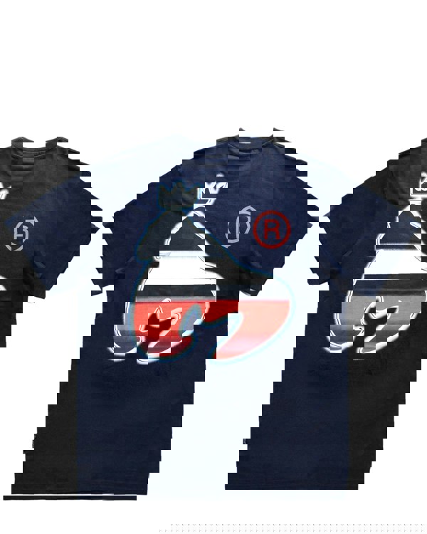 Money Sig Ape Chrome Tee - Navy
