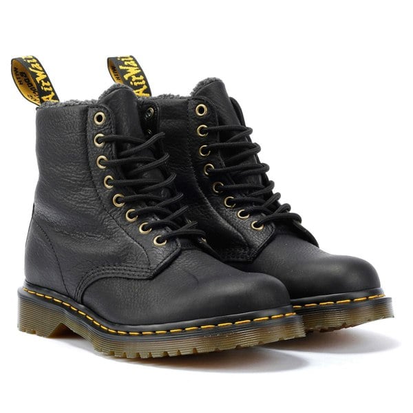 Dr. Martens - 31873001 Unisex 1460 WL Grizzly Black