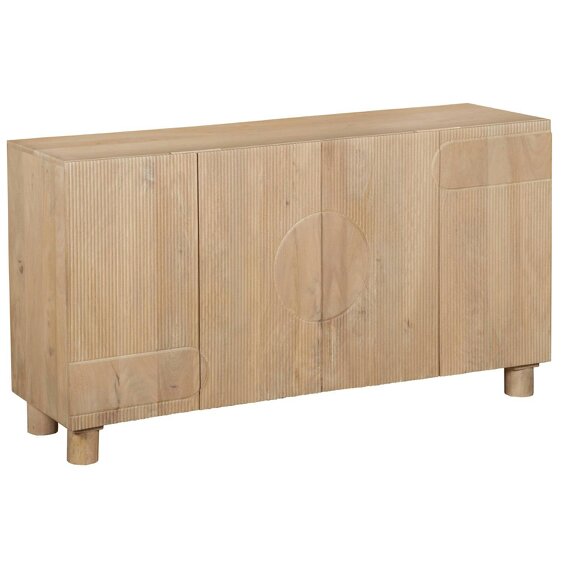 Wyld Haus Buffalo Large Natural Mango Wood 4 Door Sideboard