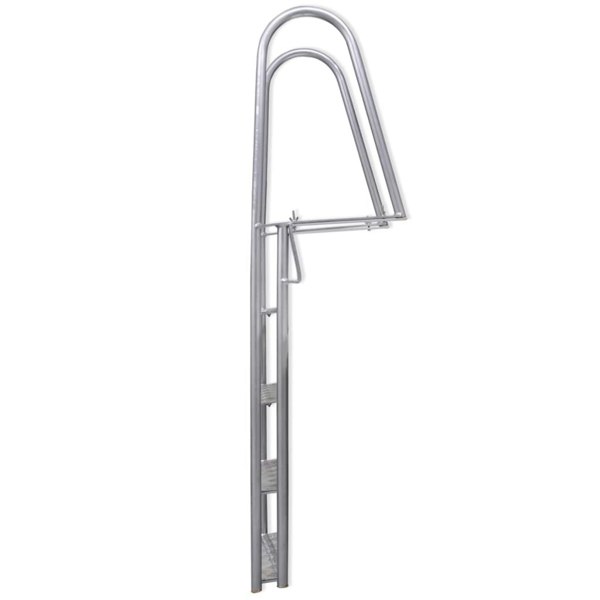 Berkfield 4-Step Dock/Pool Ladder Aluminium 167 cm