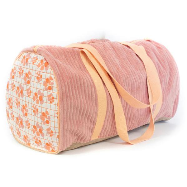 Les Deglingos Pomelos the Ostrich Weekend Bag - Pink