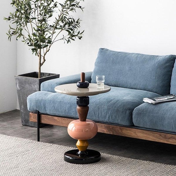 Holborn Pearls Side Table-Weilai Concept-Weilai Concept