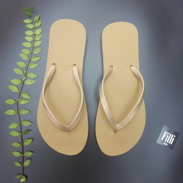 Filli London Naked Comfort Flip Flops - Gold