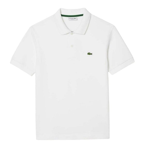 Lacoste Mens L.12.21 Pique Classic Polo Shirt - White