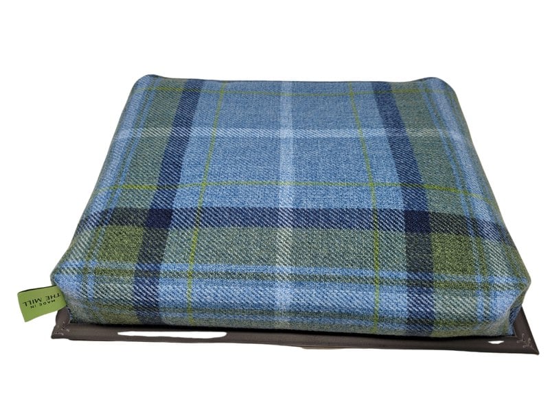 Made in the Mill Luxury Blue Westie Tweed Lap Tray With Bean Bag