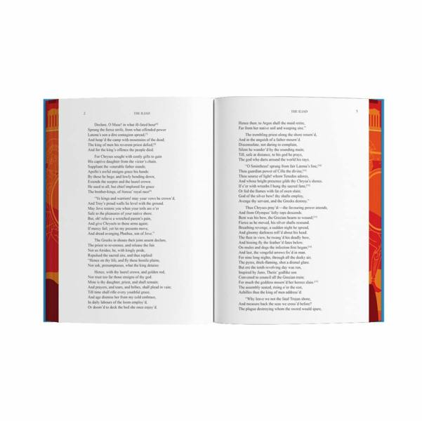 The Iliad by Homer (Deluxe Hardback Sprayed Edge Edition)