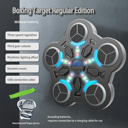 Havendro Music Boxing Machine Smart Musical Boxing Machine with Gloves Punching Machine