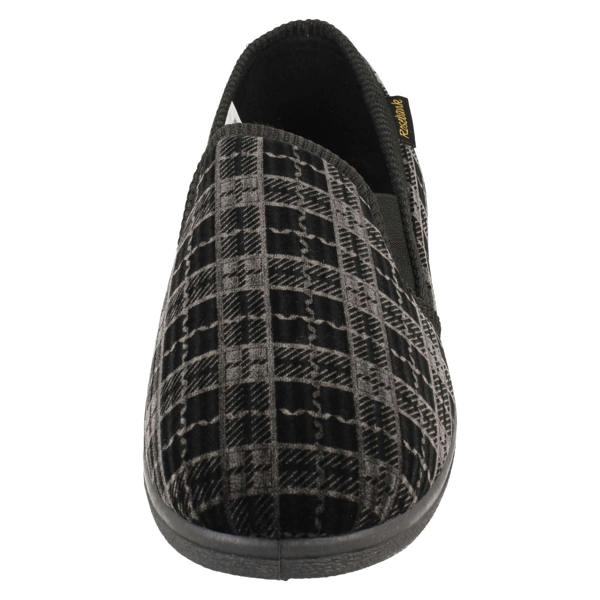 Rosebank Mens Rosebank Twin Gusset Indoor Slippers Jack
