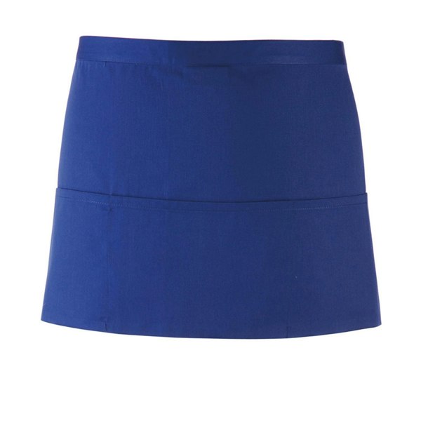 Premier Colours 3 Pocket Short Apron - Royal Blue