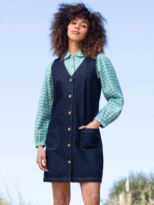 Kite Organic Marshwood Flannel Check Blouse