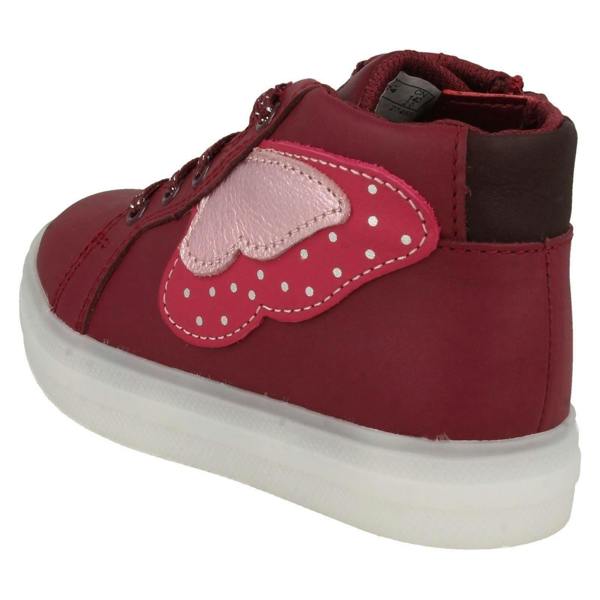 Clarks Girls Clarks Butterfly Detailed Light Up Ankle Boots Flare Sparky T