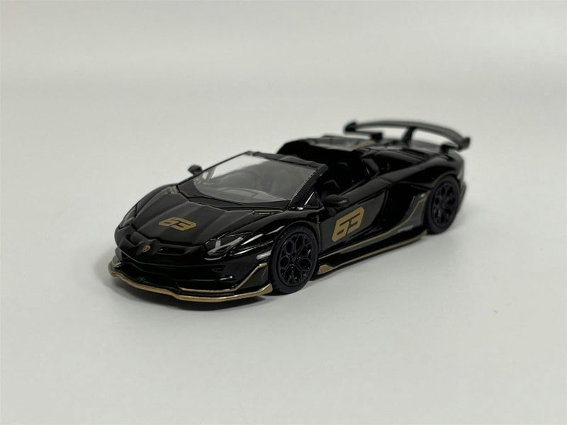 Mini GT Lamborghini Aventador SVJ 63 Roadster Nero Aldebaran RHD 1:64 Mini GT MGT00803R