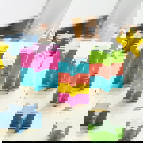 tickit Rainbow Wooden Stars