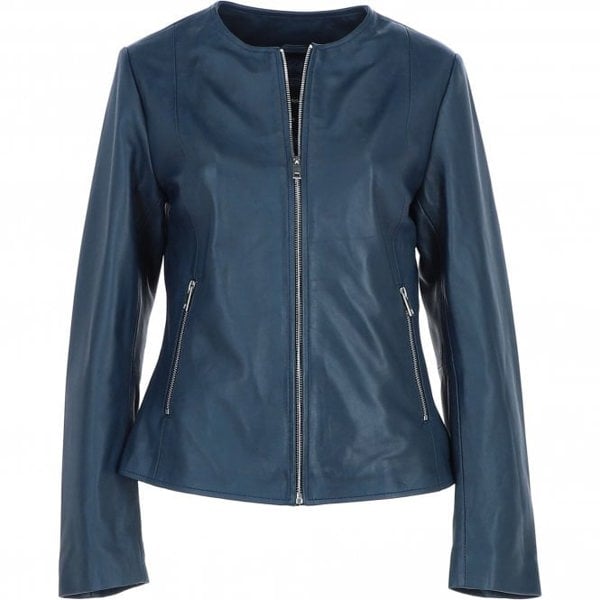Ashwood Collarless Ladies Casual Leather Jacket: AWL-1282