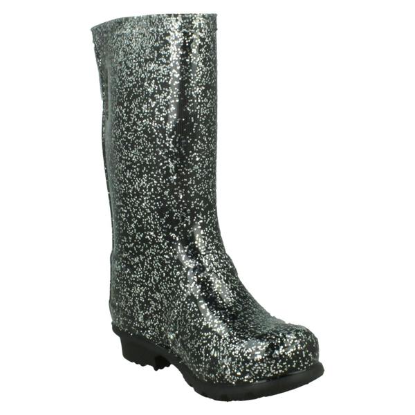 Pineapple Girls Pineapple Wellington Boots With Glitter Detailing X1275