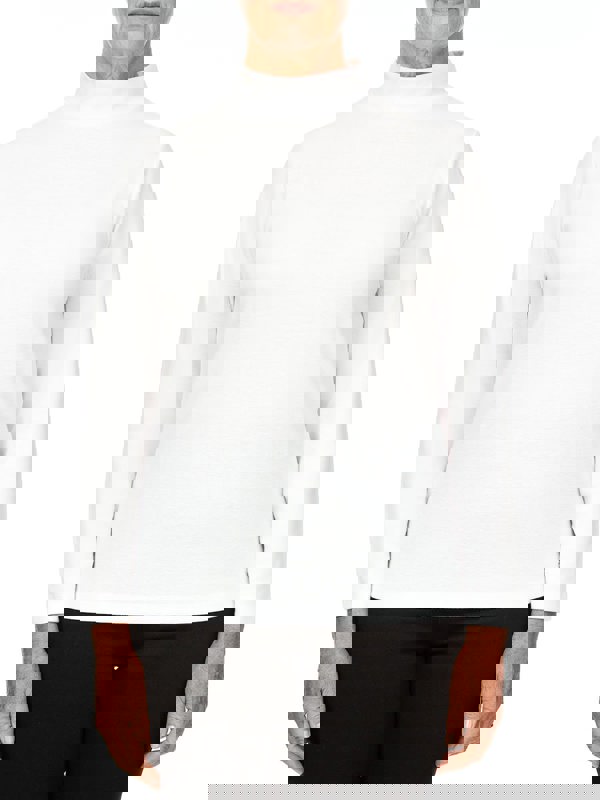 PennyPlain High Neck Top - White