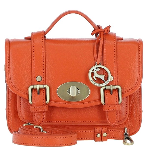Stylish Real Leather Medium Satchel Bag: y-62