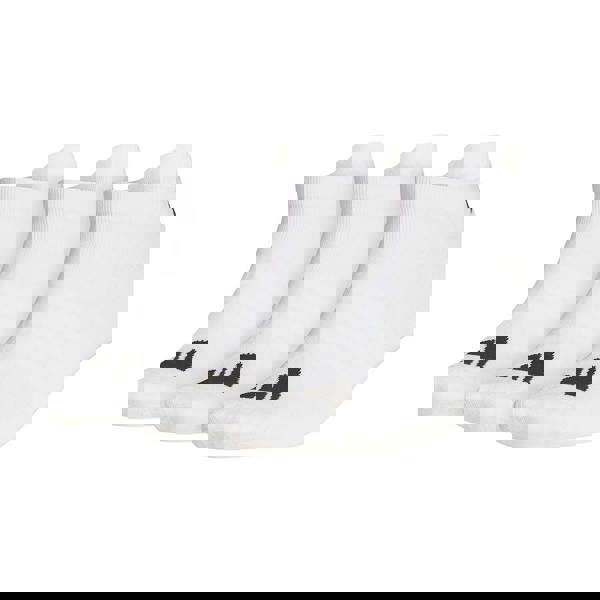 Adidas Unisex Adult Ankle Socks (Pack of 3) - White - 