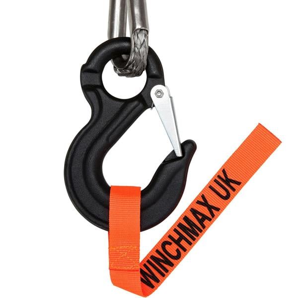 Winchmax 13,500lb (6,123kg) 12V Military Grade Winch Bumper Compatible with Defender 28m x 11mm Dyneema Rope, Wiring Kit & Isolator