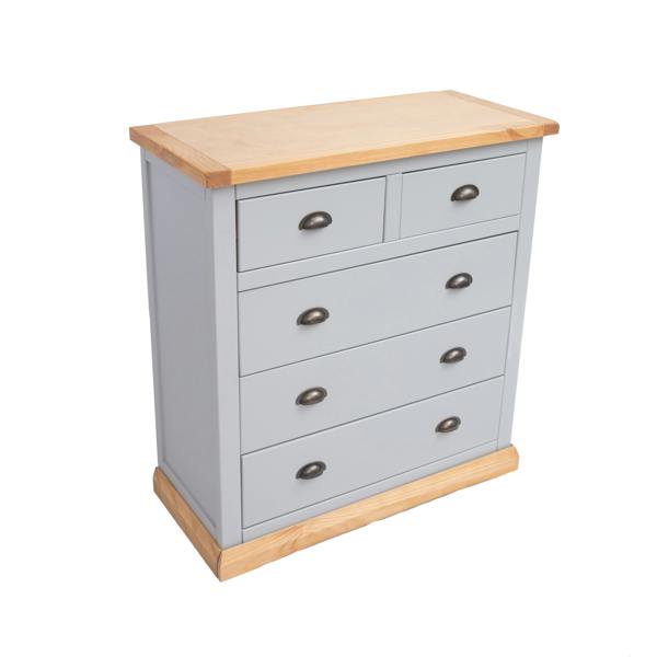 Cabinet Bits Bomporto 5 Drawer Chest of Drawers Brass Cup Handle