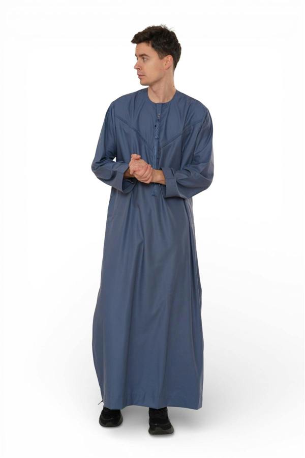 Infinity Leather Men's Eid Moroccan Jubba Robe Djellaba Ramadan Eid Thobe - HM11