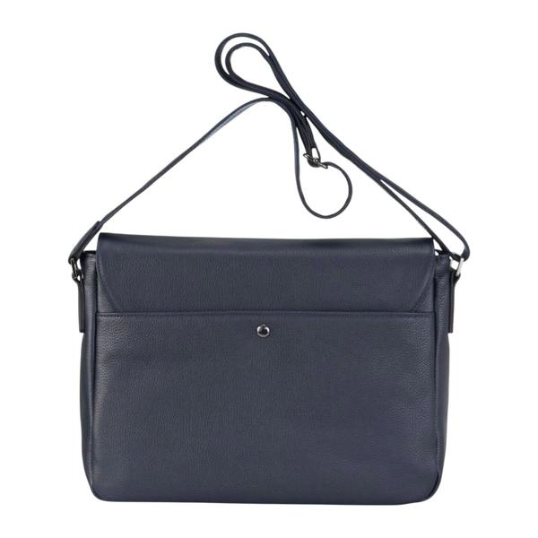 Infinity Leather Genuine Leather Laptop Bag Travel Work Messenger Satchel - Camden