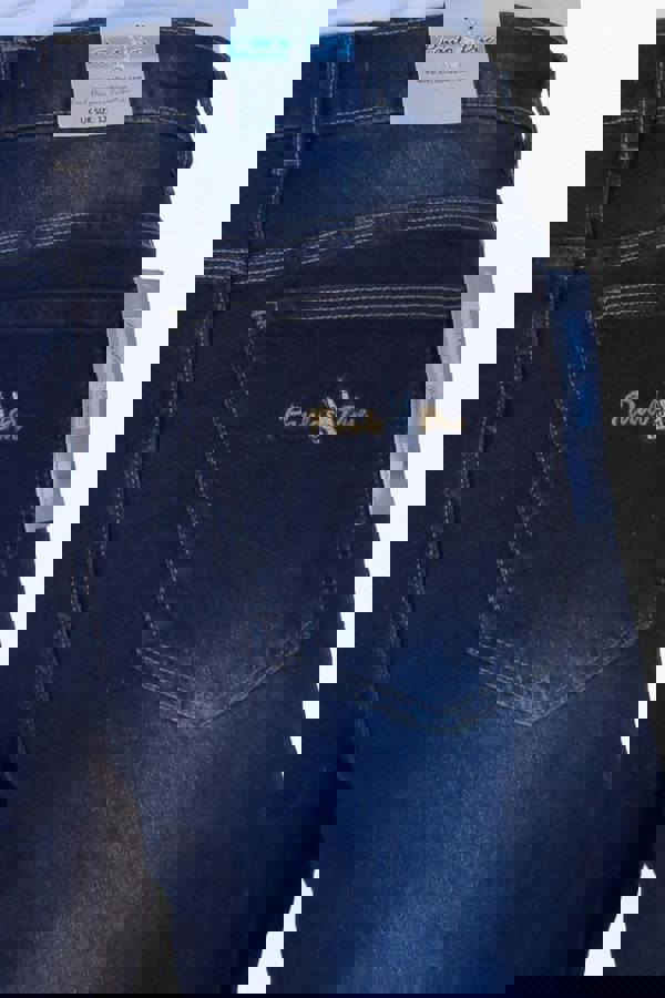 Paulo Due Womens High Waist Wide Leg Denim Culotte Jeans