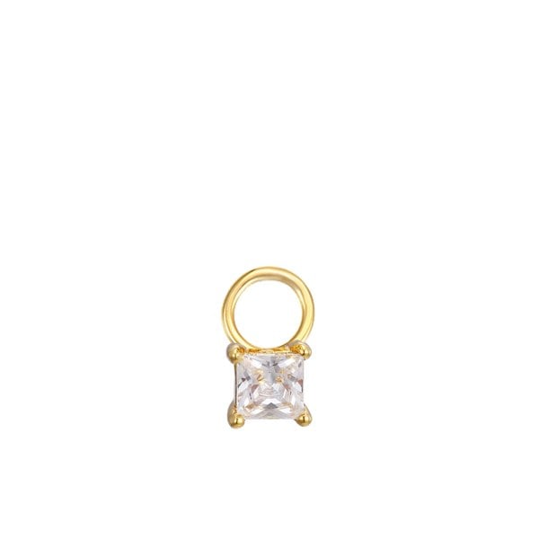 Gold Trip April Birthstone Earring Charm