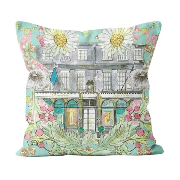 Claire Louise Tiffany In Full Bloom 45cm x 45cm Double Sided Cushion