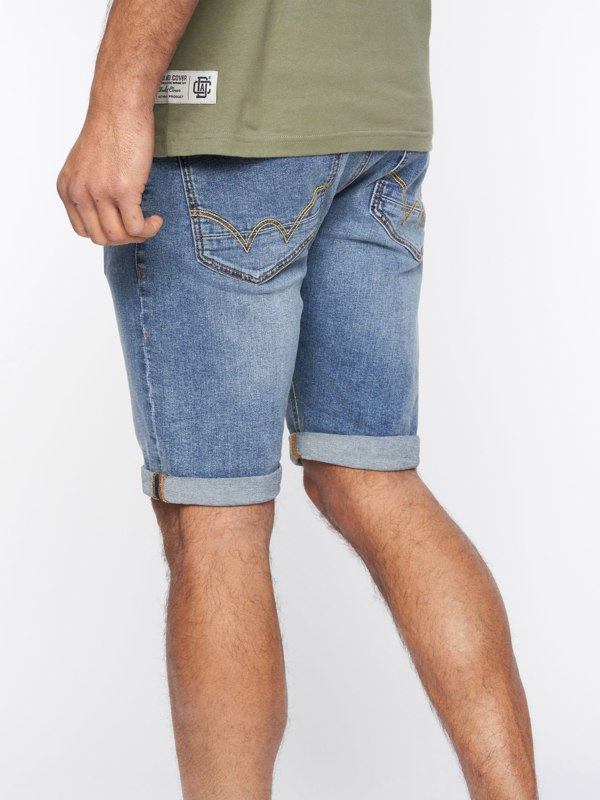 Duck and Cover Zeki Shorts Stone Wash