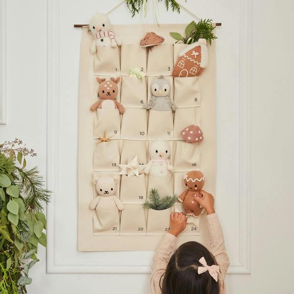 cuddle+kind - Christmas Baby Animal Collection - Baby Snowman - Candy Cane Stripe