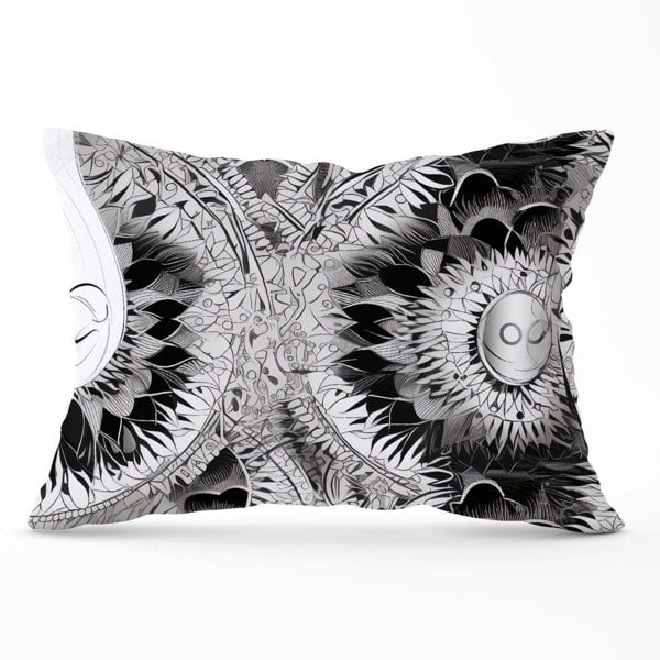 Warren Reed Abstract Moon and Sun Cushions