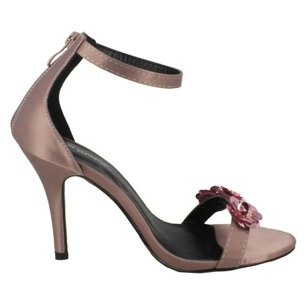 Anne Michelle Ladies Anne Michelle Flower Trim Sandals