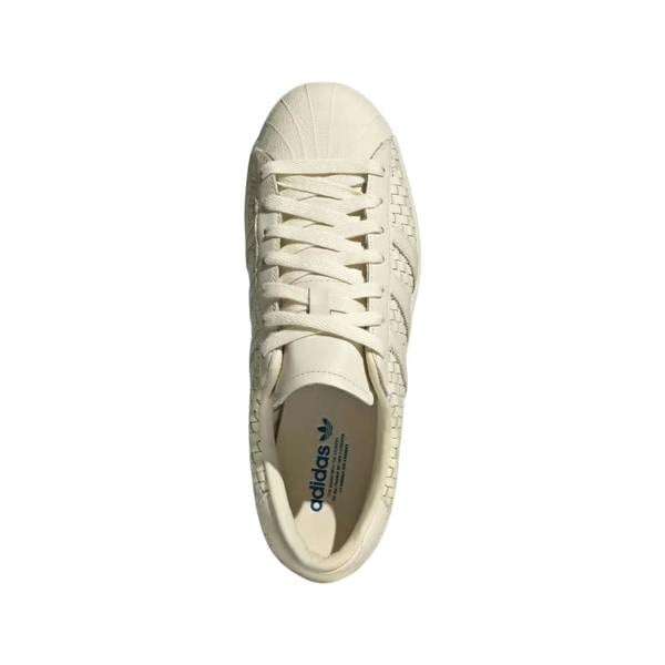 Adidas Mens Superstar V Woven Trainers - Cream - 